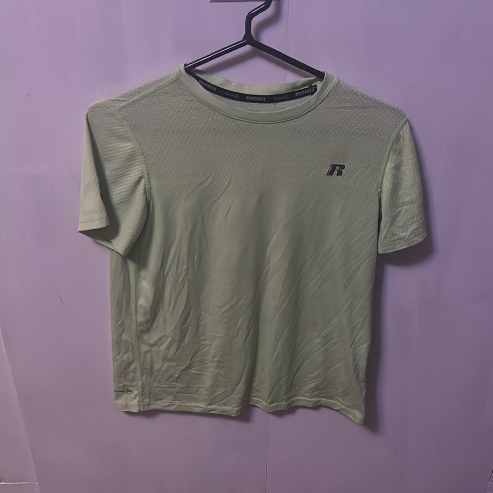 Russell Athletic Light Green Short Sleeve Tee